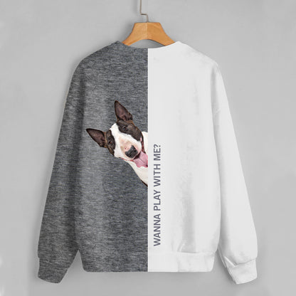 Funny Happy Time - Sweat-shirt Bull Terrier V3