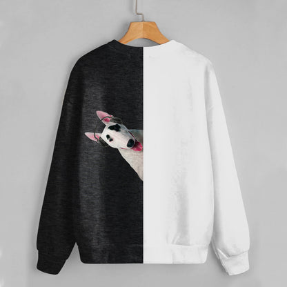Funny Happy Time - Sweat-shirt Bull Terrier V4