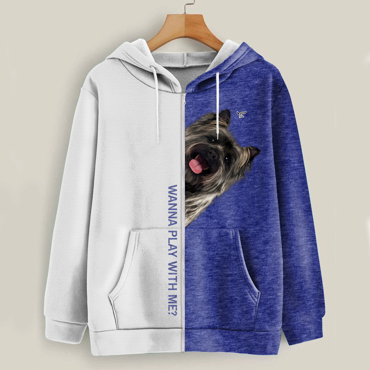 Lustige glückliche Zeit - Cairn Terrier Hoodie V2