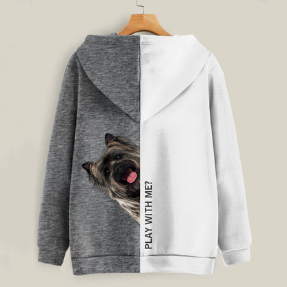 Lustige glückliche Zeit - Cairn Terrier Hoodie V2