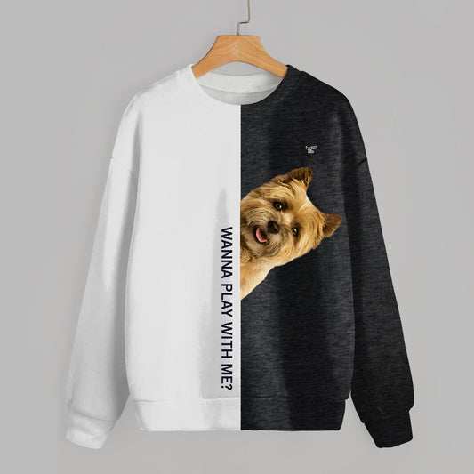 Lustige glückliche Zeit - Cairn Terrier Sweatshirt V1