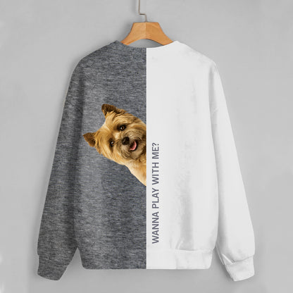 Funny Happy Time - Sweat-shirt Cairn Terrier V1