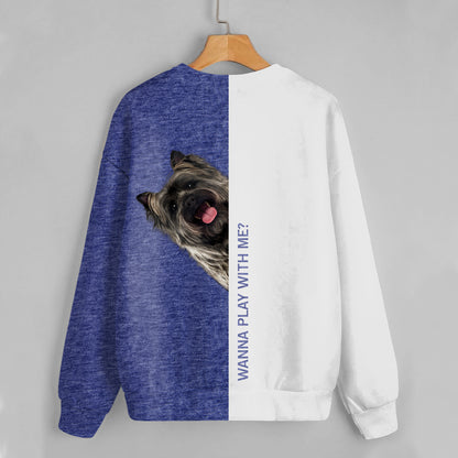 Funny Happy Time - Cairn Terrier Sweatshirt V2