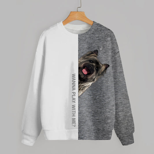 Funny Happy Time - Cairn Terrier Sweatshirt V2