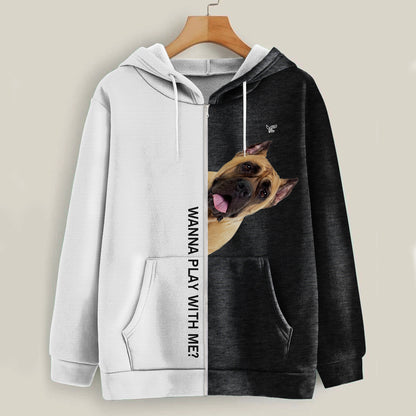 Funny Happy Time - Cane Corso Hoodie V1