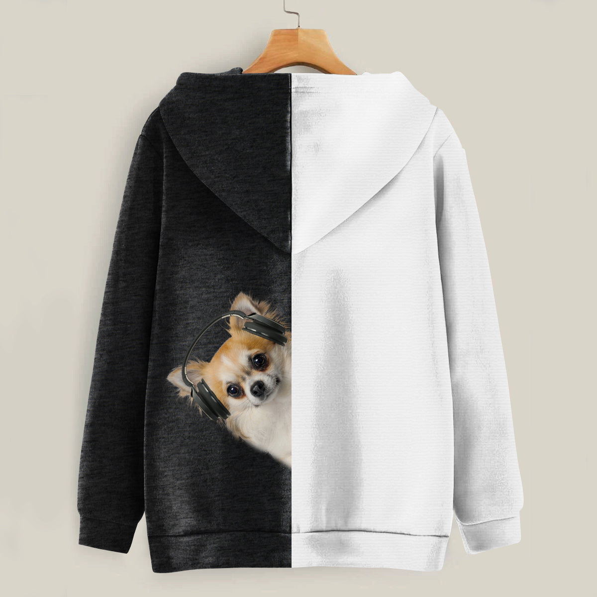 Funny Happy Time - Chihuahua Hoodie V5