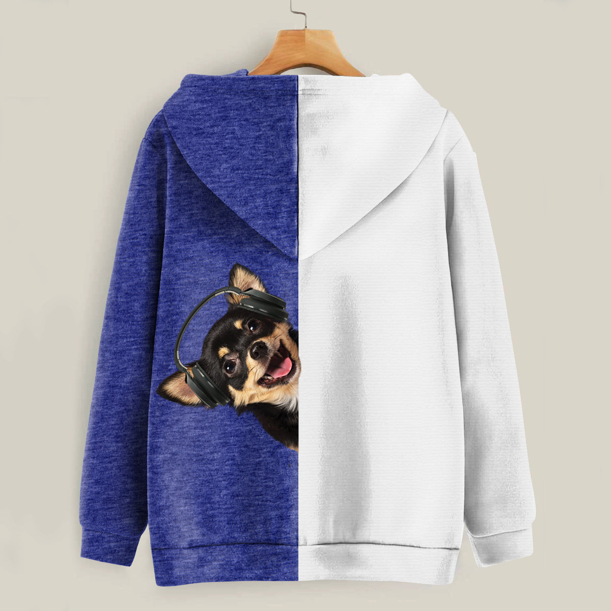 Funny Happy Time - Chihuahua Hoodie V6