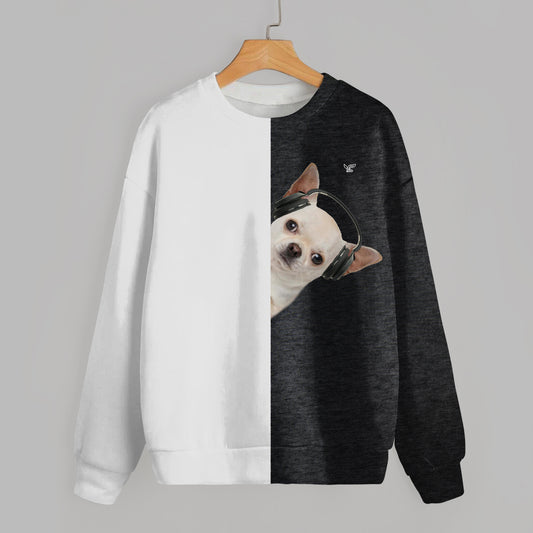 Lustige glückliche Zeit - Chihuahua-Sweatshirt V10