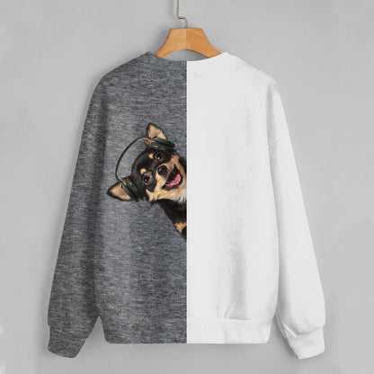 Lustige glückliche Zeit - Chihuahua-Sweatshirt V6