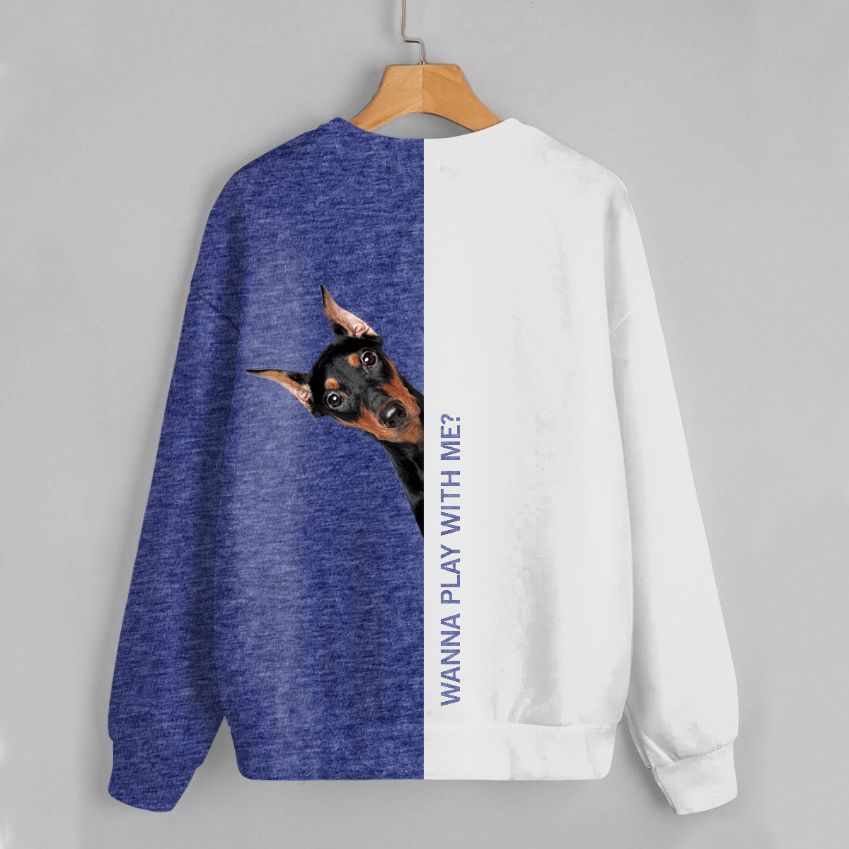 Funny Happy Time - Sweat-shirt Pinscher allemand V1