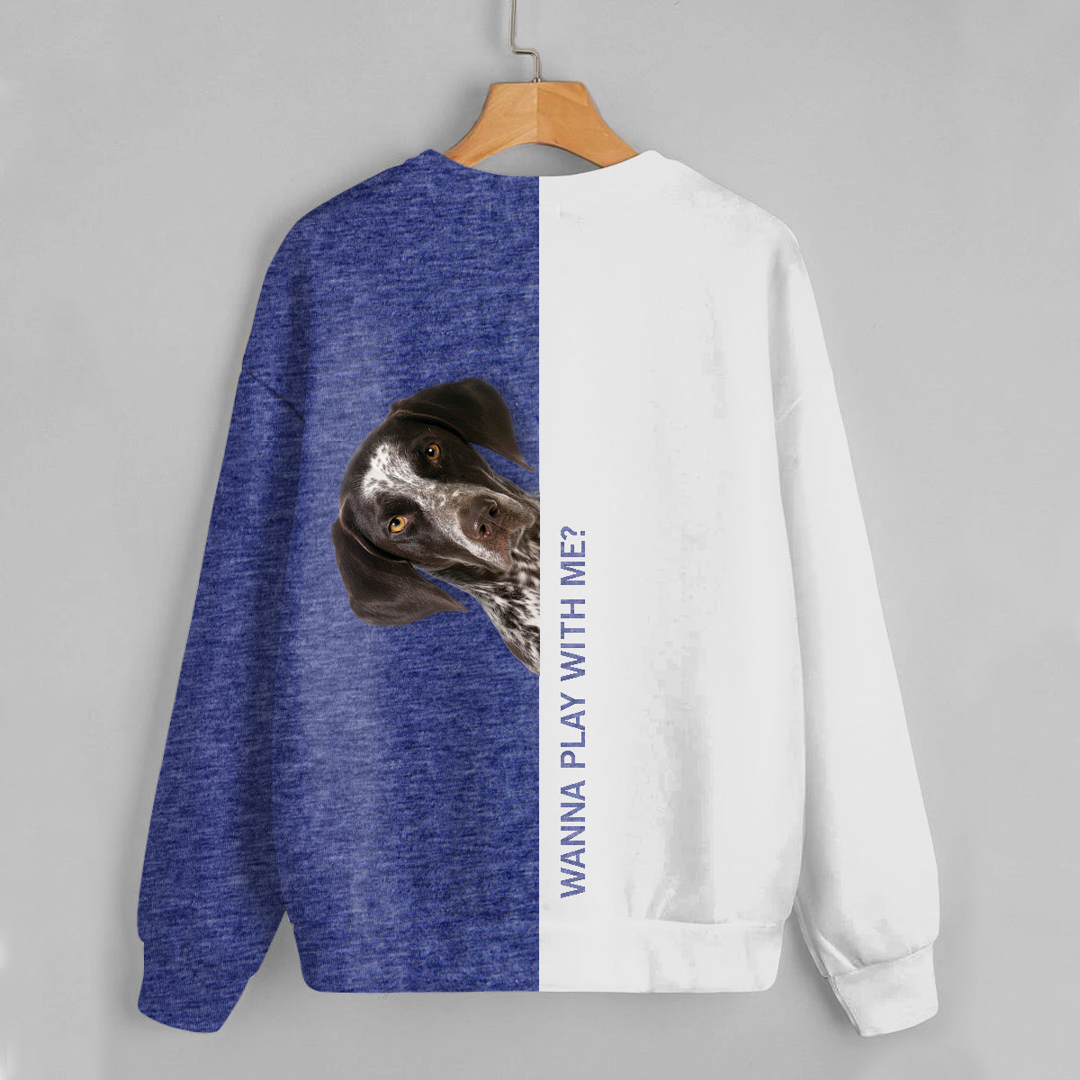 Funny Happy Time - German Shorthaired Pointer Sweatshirt V1