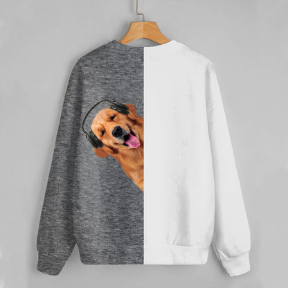 Funny Happy Time - Golden Retriever Sweatshirt V2