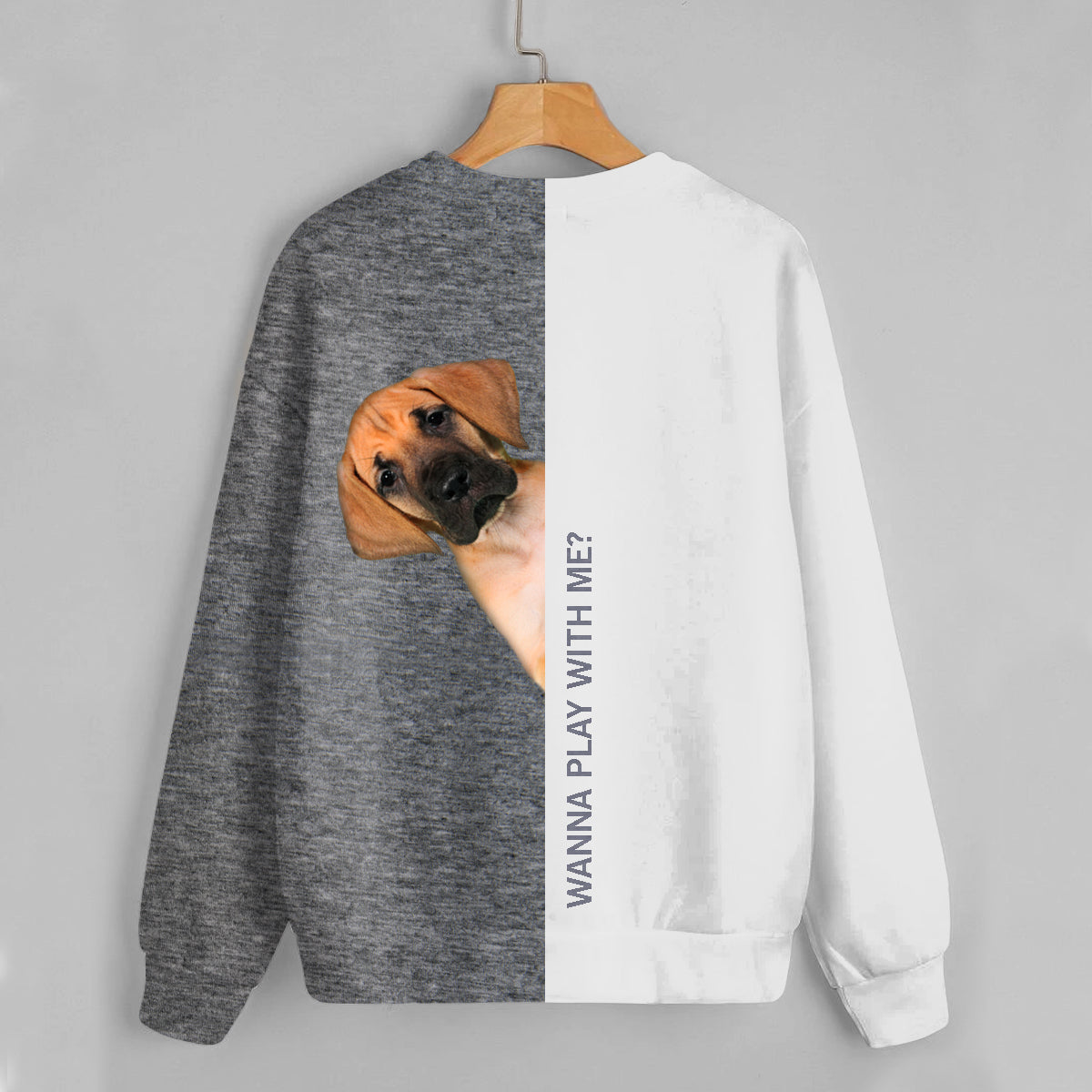 Lustige glückliche Zeit - Deutsche Dogge Sweatshirt V2