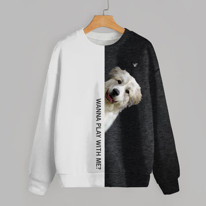 Funny Happy Time - Great Pyrenees Sweatshirt V1