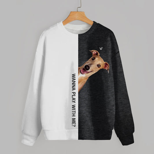 Lustige glückliche Zeit - Windhund-Sweatshirt V1