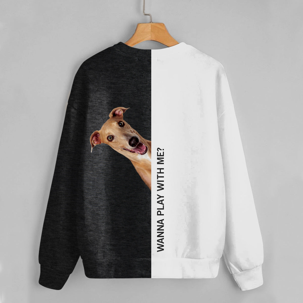 Funny Happy Time - Greyhound Sweatshirt V1
