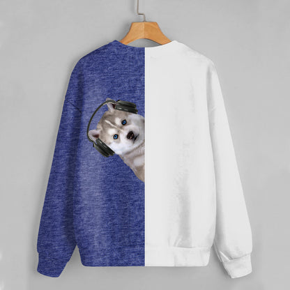 Funny Happy Time - Sweat-shirt Husky V5