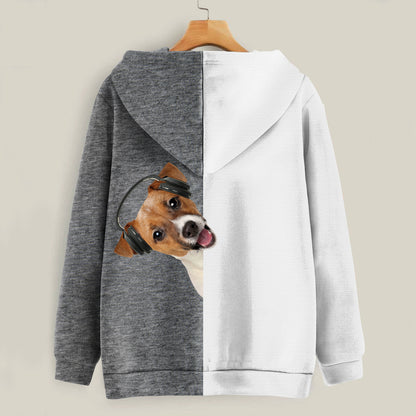 Funny Happy Time - Jack Russell Terrier Hoodie V2