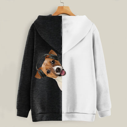 Funny Happy Time - Jack Russell Terrier Hoodie V2