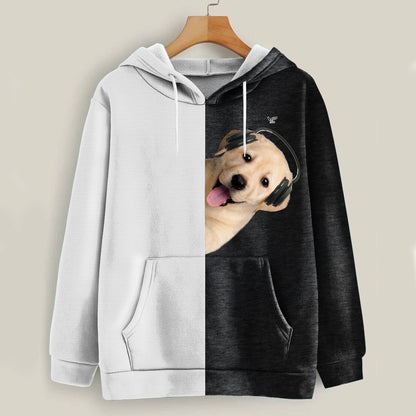 Funny Happy Time - Labrador Hoodie V3