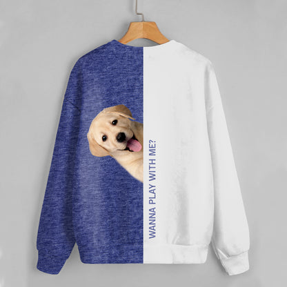 Lustige glückliche Zeit – Labrador-Sweatshirt V1