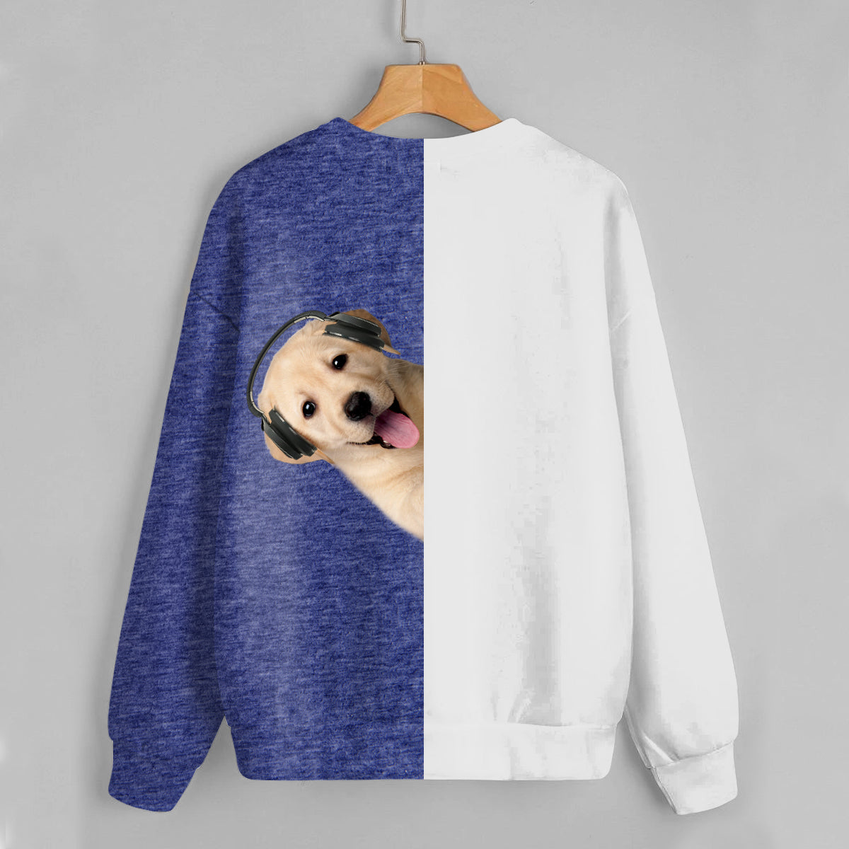 Lustige glückliche Zeit - Labrador-Sweatshirt V3