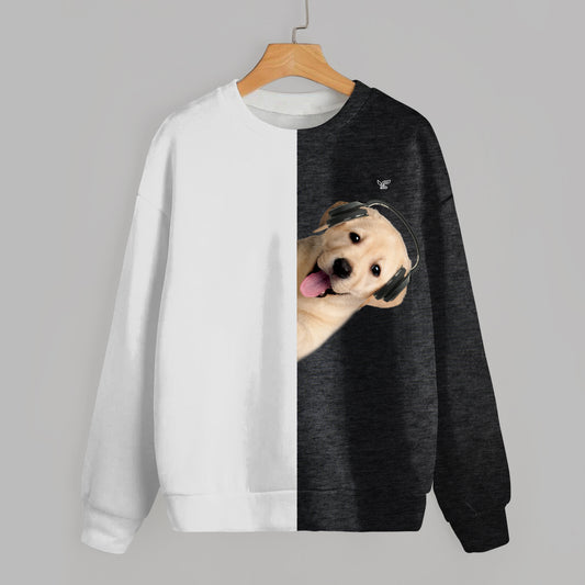 Lustige glückliche Zeit - Labrador-Sweatshirt V3