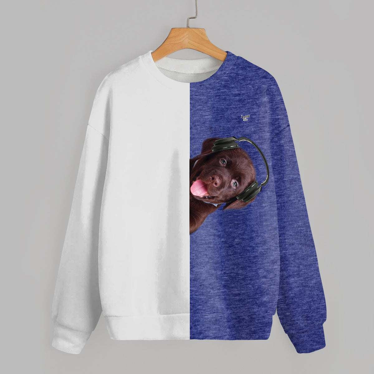 Lustige glückliche Zeit - Labrador-Sweatshirt V4