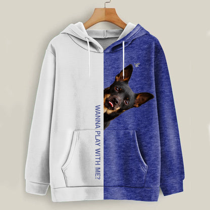 Lustige glückliche Zeit - Lancashire Heeler Hoodie V1