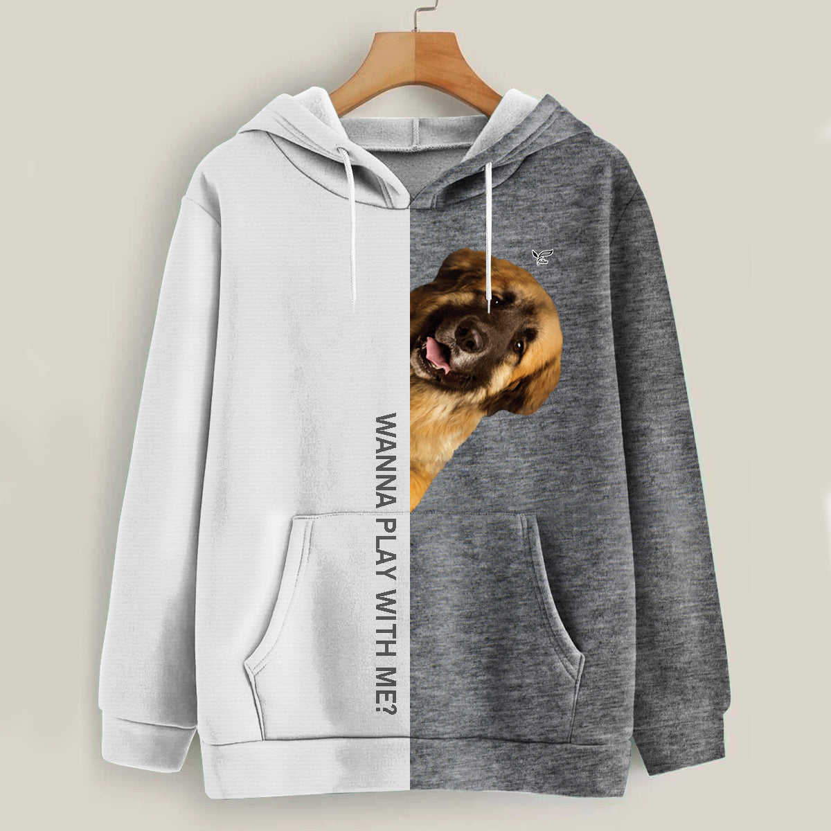 Funny Happy Time - Leonberger Hoodie V1
