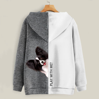 Funny Happy Time - Papillon Hoodie V2
