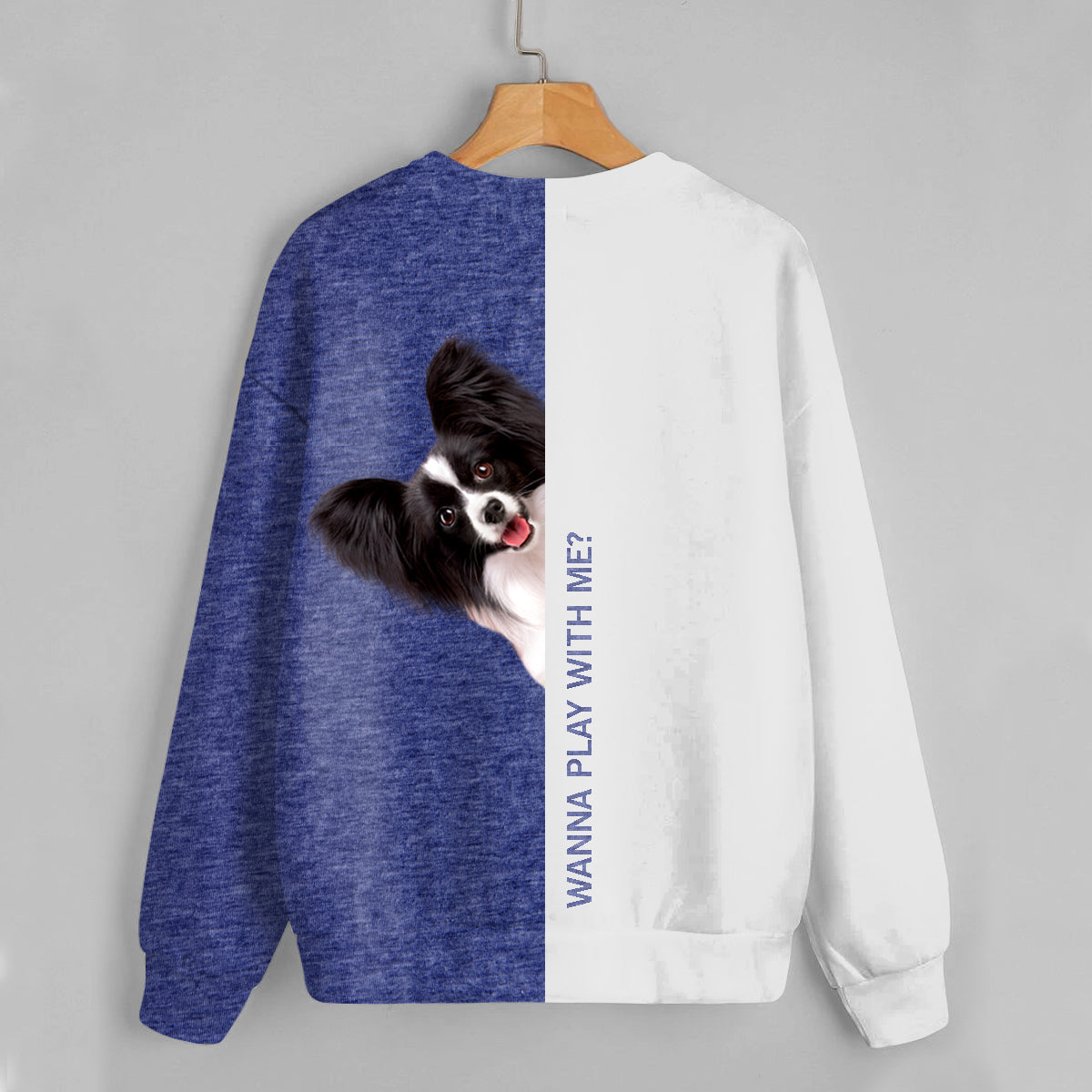 Lustige glückliche Zeit - Papillon Sweatshirt V2