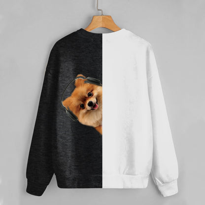 Funny Happy Time - Pomeranian Sweatshirt V3