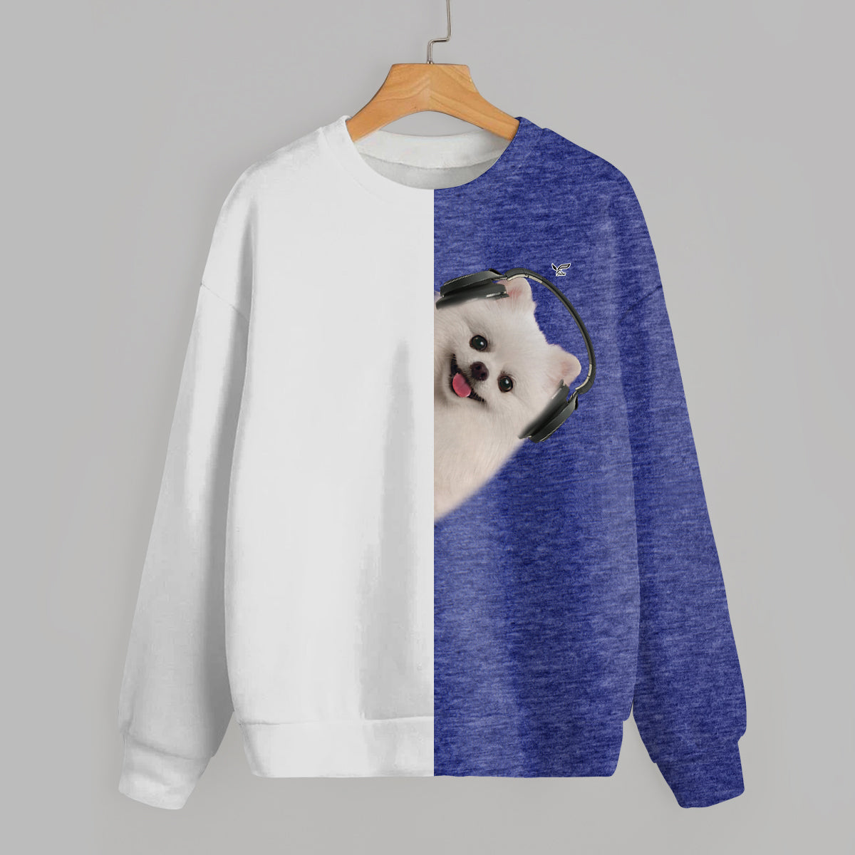 Lustige glückliche Zeit - Pomeranian Sweatshirt V4