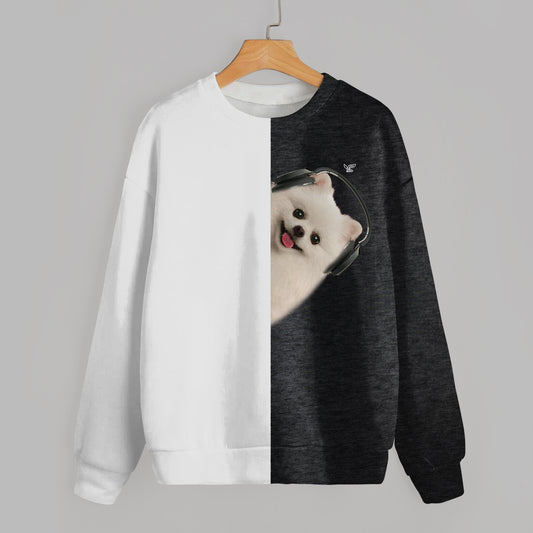 Funny Happy Time - Pomeranian Sweatshirt V4