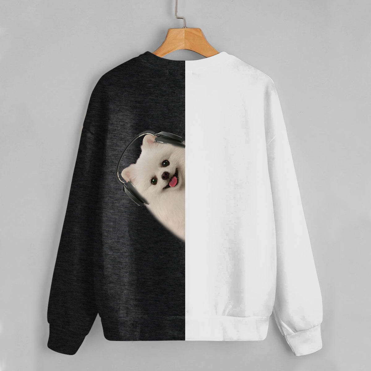 Lustige glückliche Zeit - Pomeranian Sweatshirt V4