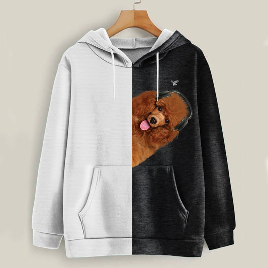 Funny Happy Time - Poodle Hoodie V5