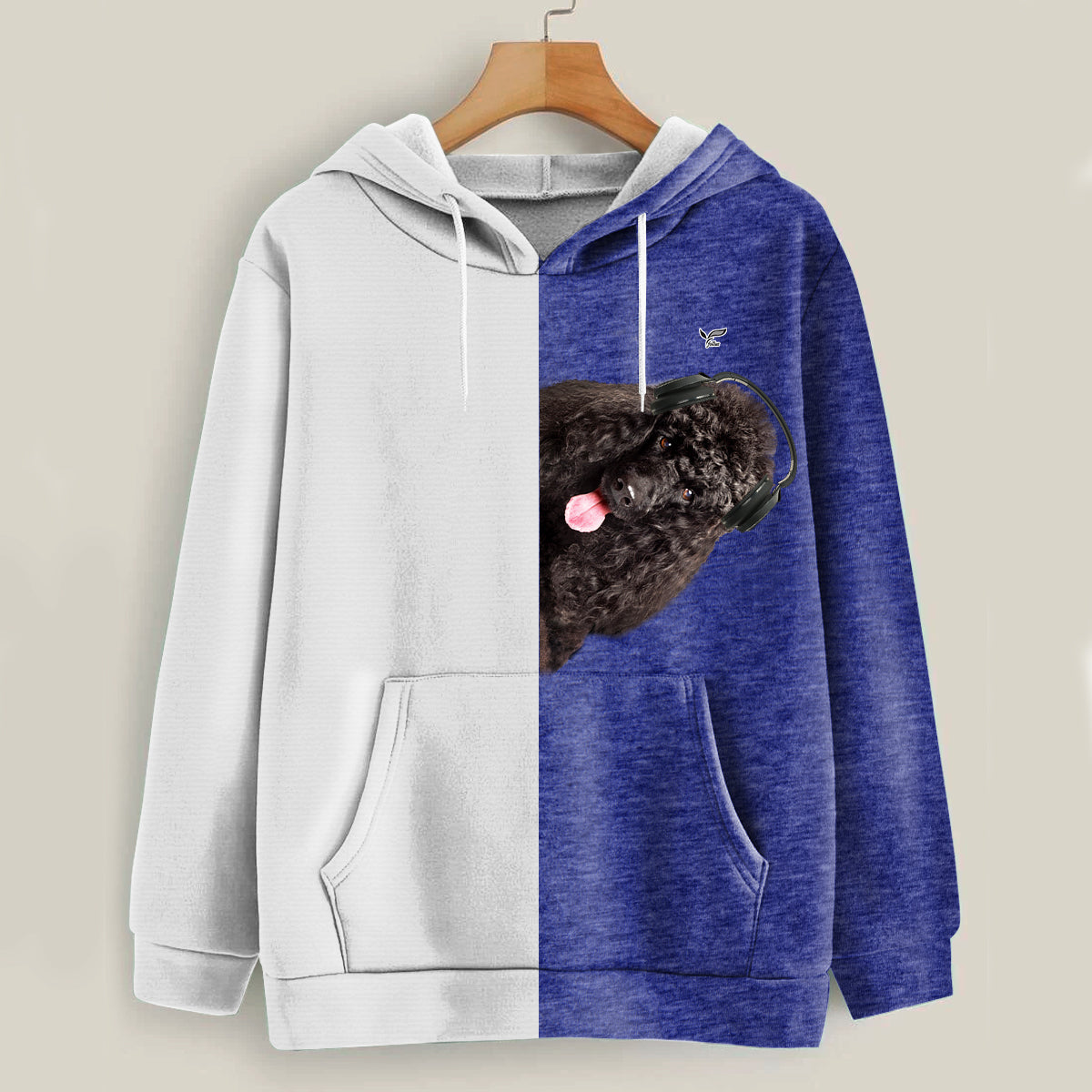 Funny Happy Time - Poodle Hoodie V6