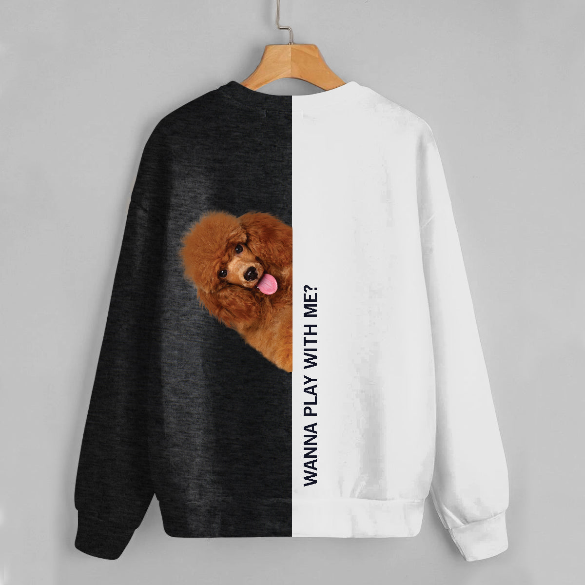 Funny Happy Time - Poodle Sweatshirt V2
