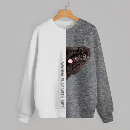 Funny Happy Time - Sweat-shirt Caniche V3