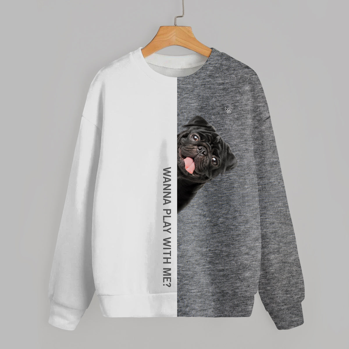 Funny Happy Time - Pug Sweatshirt V2