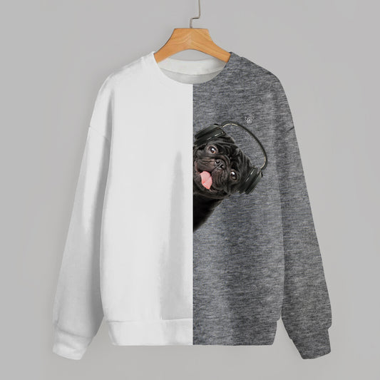 Funny Happy Time - Pug Sweatshirt V4