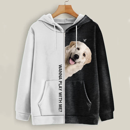 Funny Happy Time - Pyrenean Mountain Hoodie V1