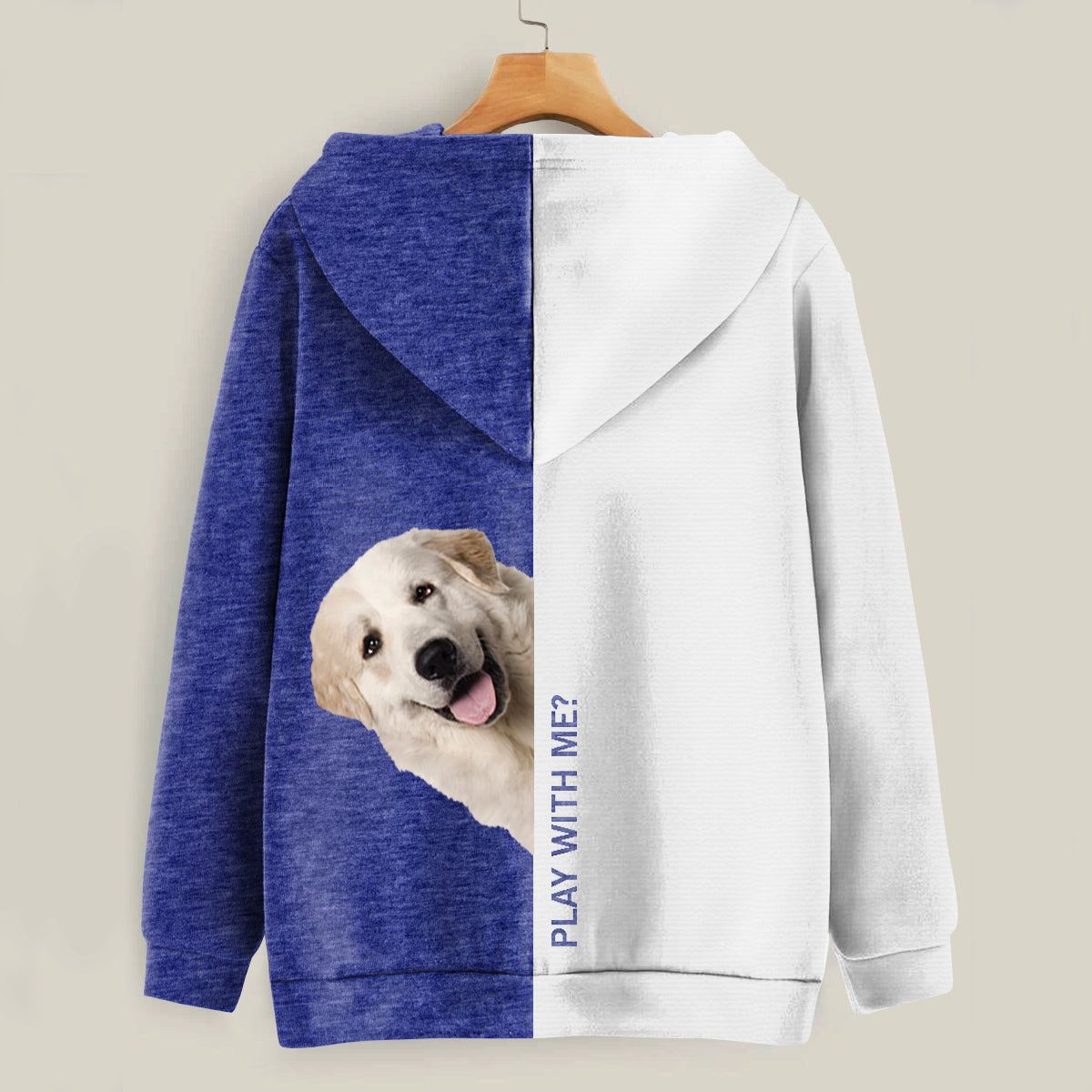 Funny Happy Time - Pyrenean Mountain Hoodie V1