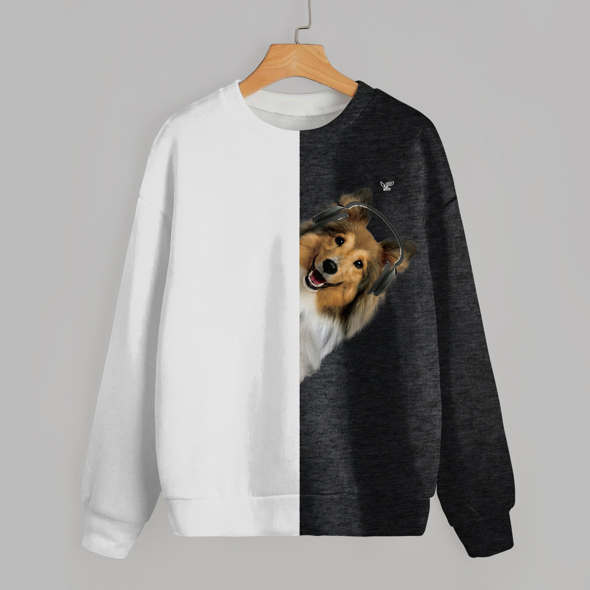 Funny Happy Time - Shetland Sheepdog Sweatshirt V2