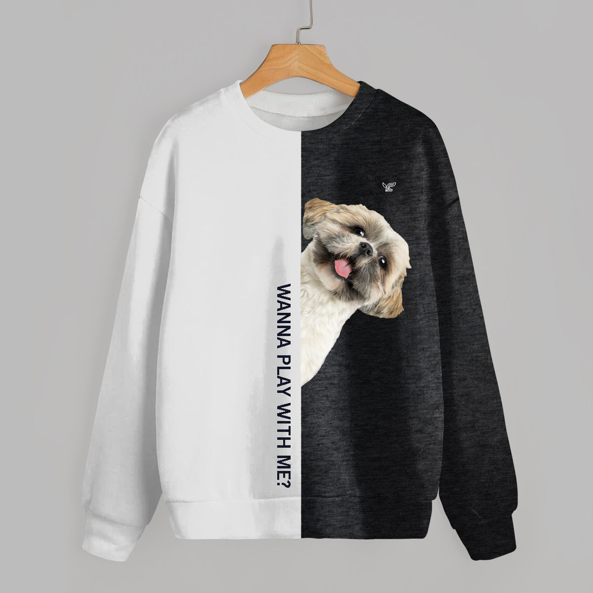 Lustige glückliche Zeit - Shih Tzu Sweatshirt V1