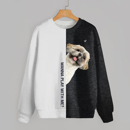 Funny Happy Time - Shih Tzu Sweatshirt V1