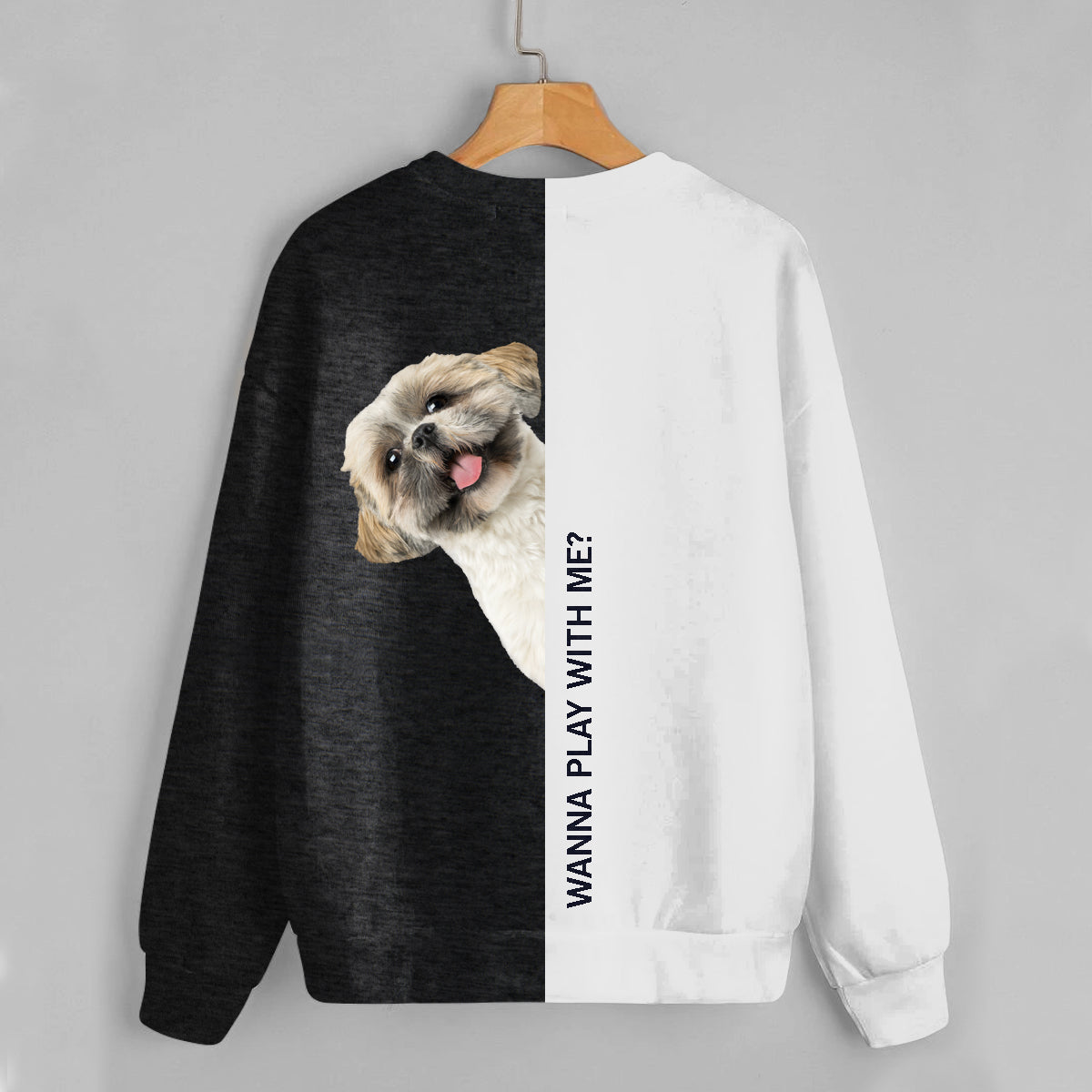 Lustige glückliche Zeit - Shih Tzu Sweatshirt V1