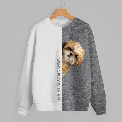 Funny Happy Time - Shih Tzu Sweatshirt V3