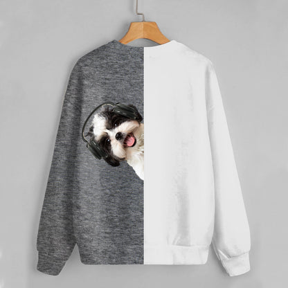 Lustige glückliche Zeit - Shih Tzu Sweatshirt V5